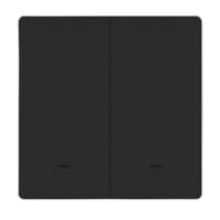 Interruptor  smart bat. 3v, 2 tecla, ble+sigmesh myhose x, preto